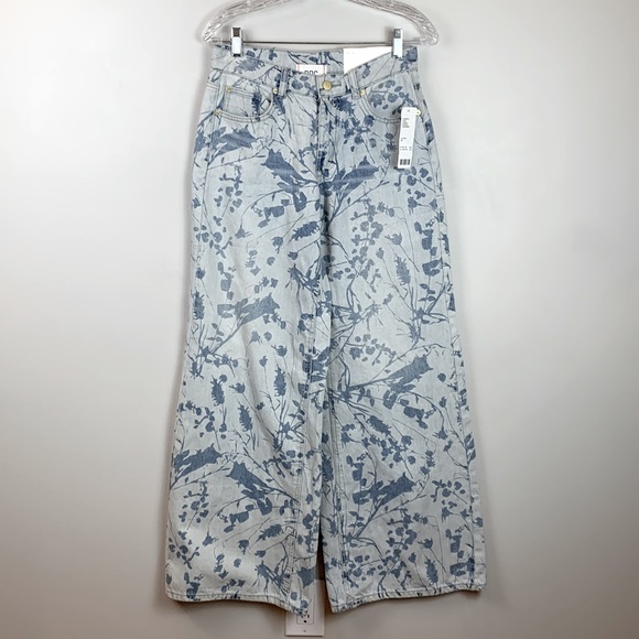 BDG Urban Outfitters UO Low & Wide Jean Floral Print - Picture 6 of 11